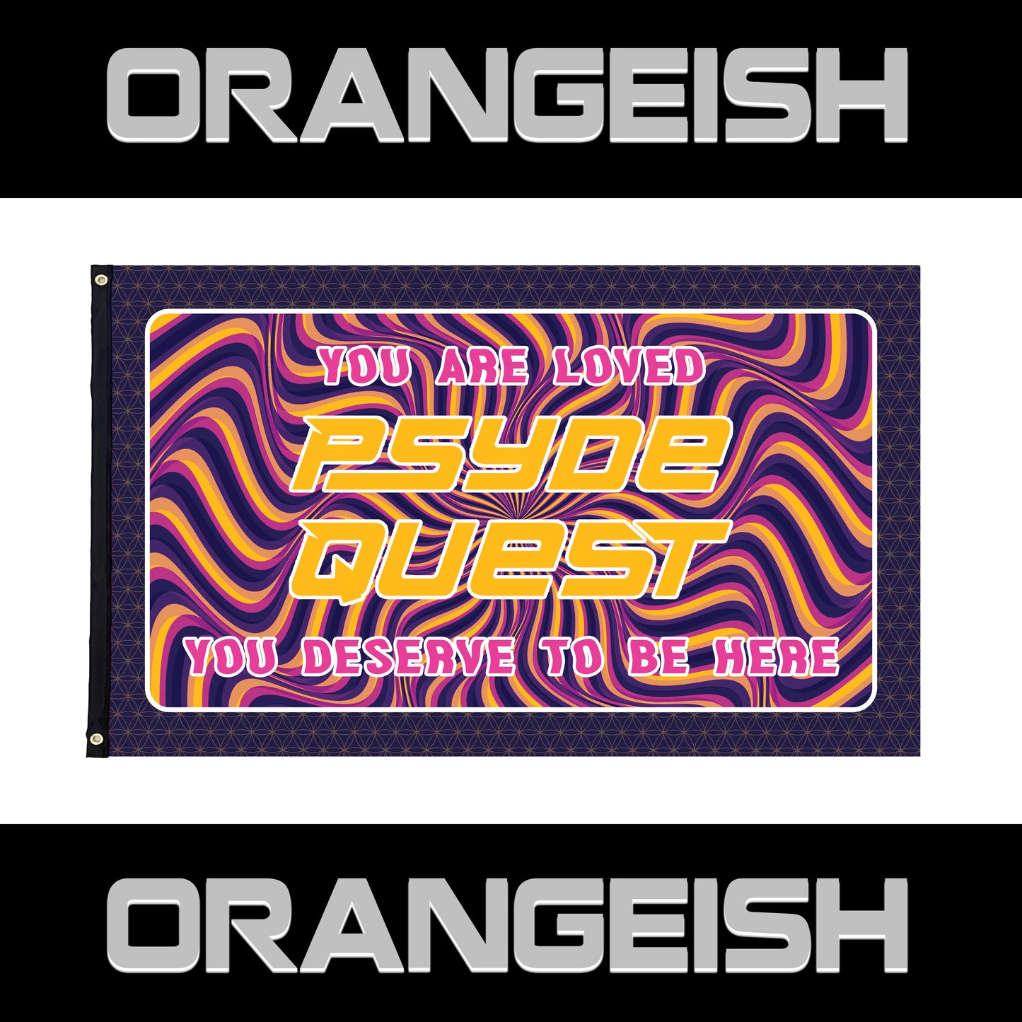 'OG' Psyde Quest Flag (Orangeish)